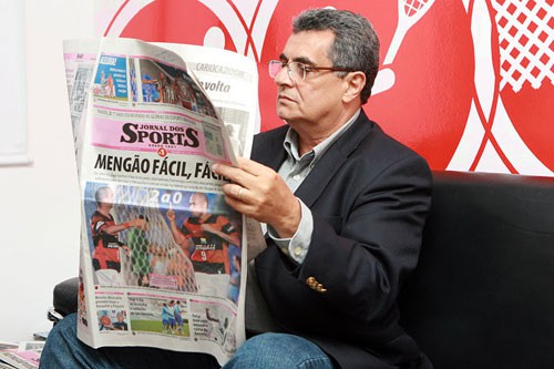 RUBENS LOPES VISITA JORNAL DOS SPORTS