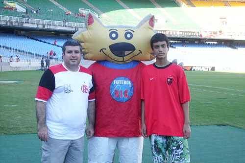 PAI E FILHO JUNTOS NO MARACANÃ