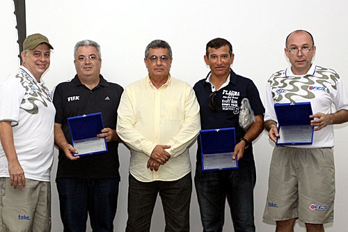 Rubens Lopes e Amélio Andino são homenageados na abertura do Encontro