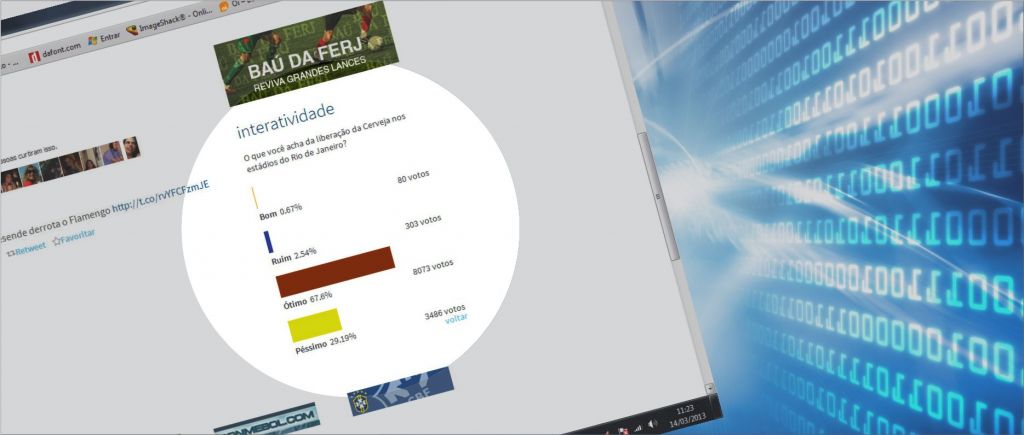 Internautas aprovam a volta da Cerveja nos estádios