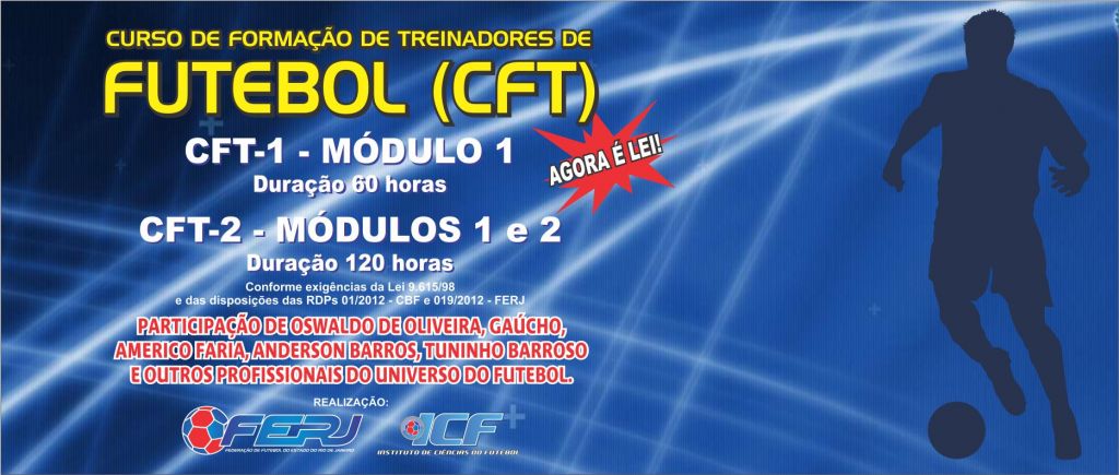 FERJ e ICF criam o Curso de Formação de Treinadores de Futebol