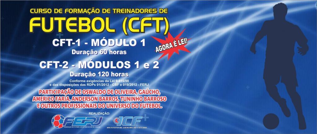 FERJ e ICF criam o Curso de Formação de Treinadores de Futebol (CFT)