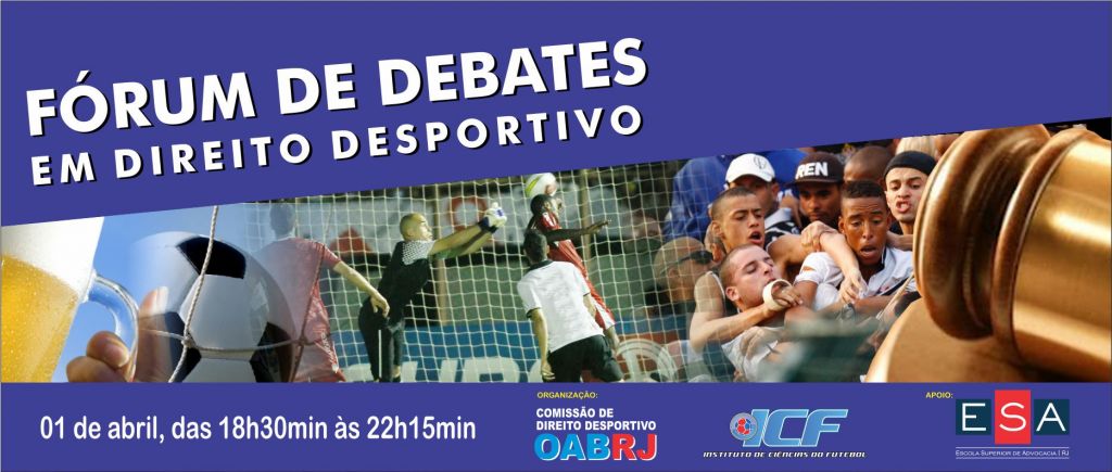 FÓRUM DE DEBATES EM DIREITO DESPORTIVO