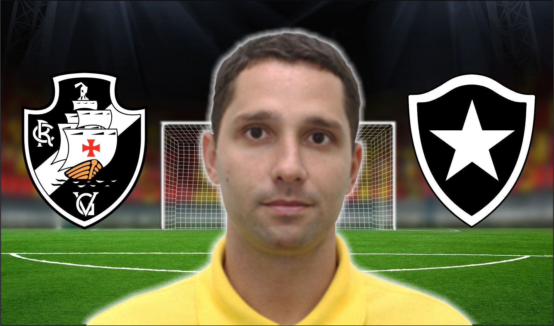 Rodrigo Carvalhães apita Vasco x Botafogo