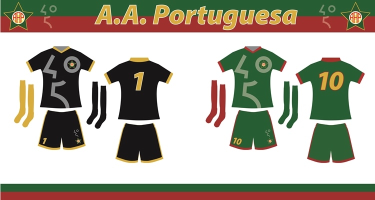 Portuguesa usará uniforme em homenagem aos 450 anos do Rio de Janeiro