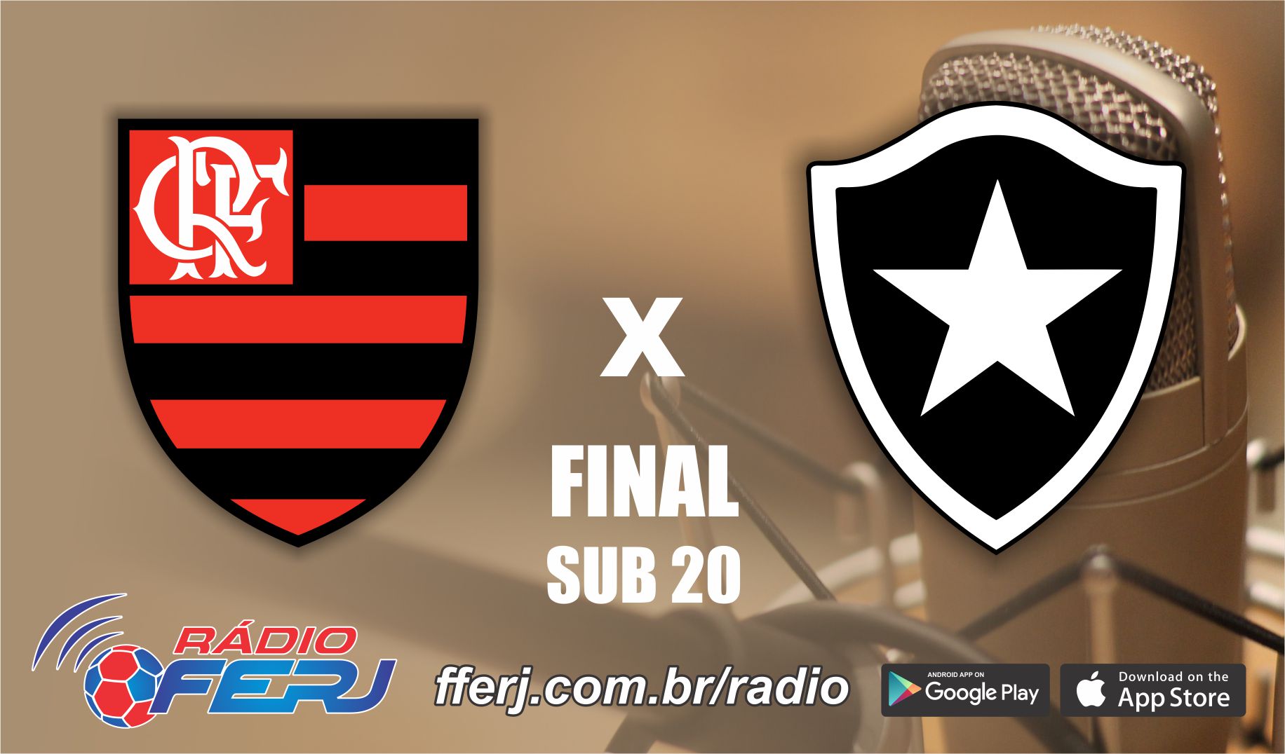 Rádio FERJ transmite o 1º jogo da final do Estadual Sub-20