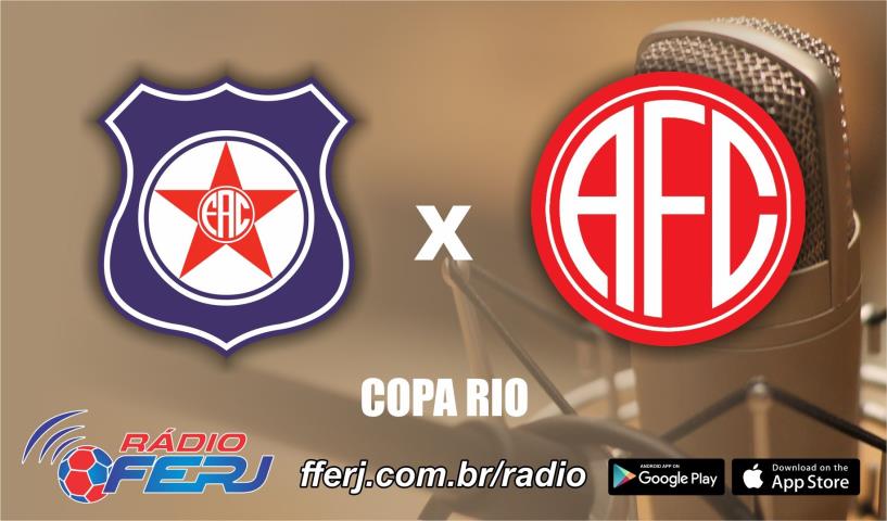 Rádio FERJ transmite Friburguense x America, pela Copa Rio