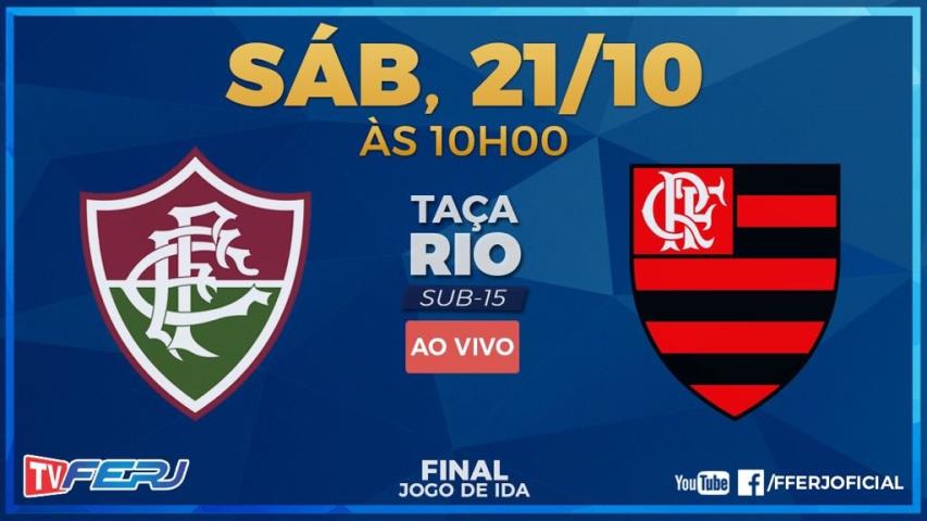 TV FERJ transmite a 1ª partida da final da Taça Rio Sub-15