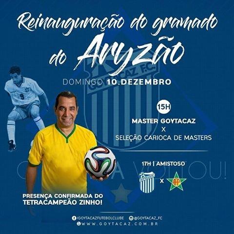 Goytacaz reinaugura o gramado do Aryzão em amistoso contra a Lusa