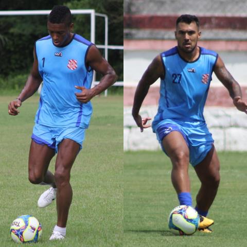 Peralta e Eroza demonstram confiança para jogo contra o Vasco