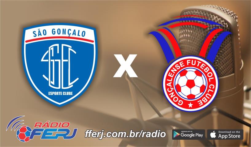 Rádio FERJ transmite o clássico gonçalense, pela Série B1