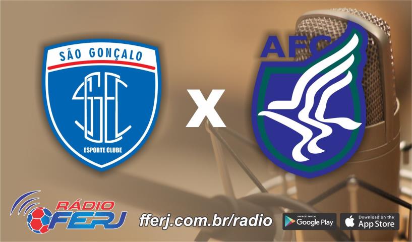 Rádio FERJ transmite São Gonçalo EC x Artsul, pela Série B1