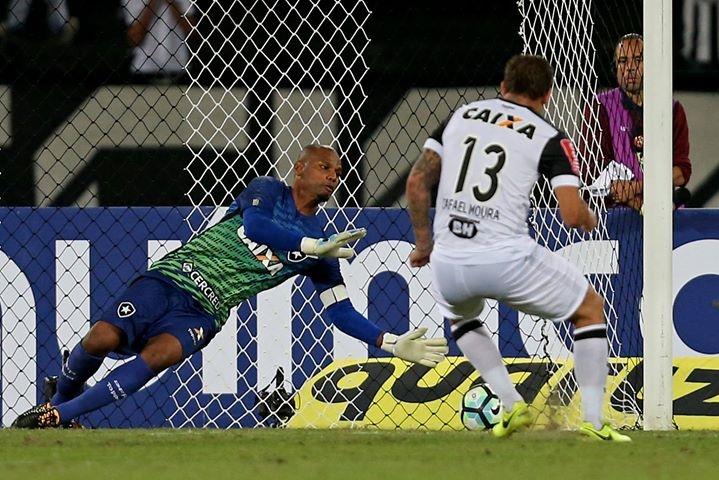 Jefferson brilha no empate do Botafogo com o Atlético-MG