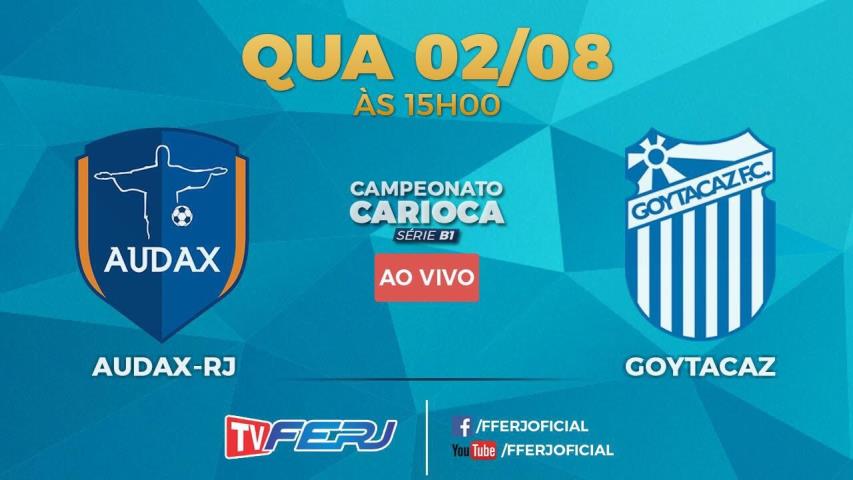 TV FERJ  estreia transmissão de jogos com Audax Rio x Goytacaz