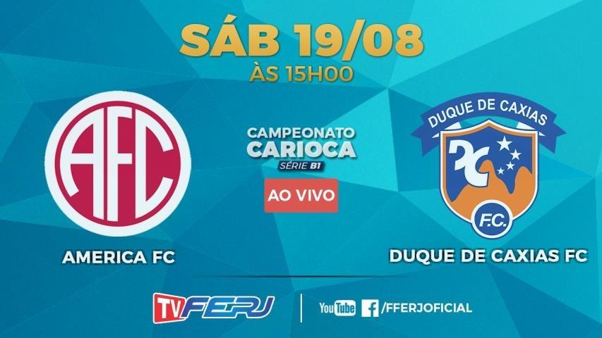 TV FERJ ao vivo: America x Duque de Caxias