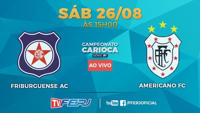 TV FERJ transmite Friburguense x Americano, pela Taça Corcovado