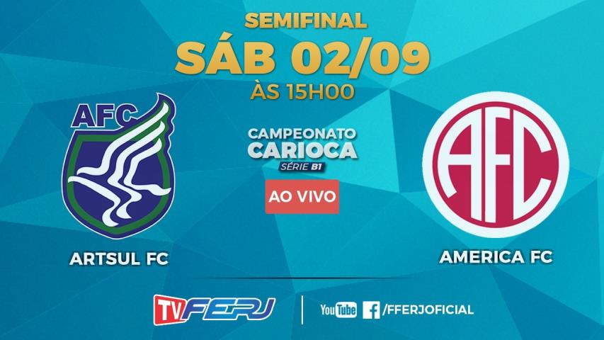 TV FERJ transmite Artsul x America, pela semifinal da Taça Corcovado