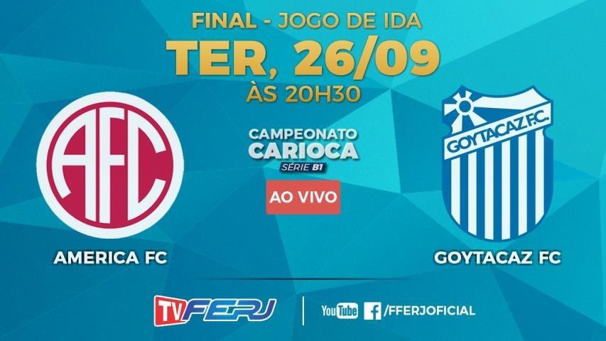 TV FERJ ao vivo: America x Goytacaz, final da Série B1