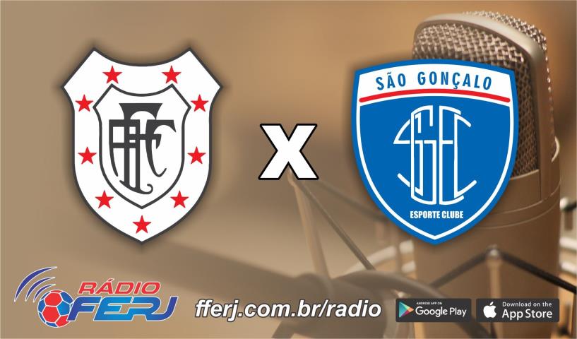 Rádio FERJ transmite Americano x São Gonçalo EC, pela Copa Rio