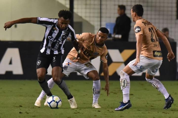 Botafogo arranca empate com o Santos-SP e segue série invicta