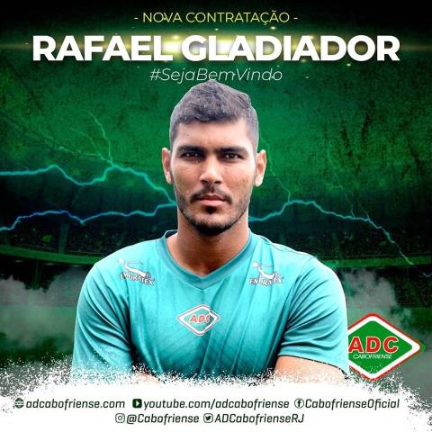 Cabofriense anuncia o atacante Rafael Gladiador