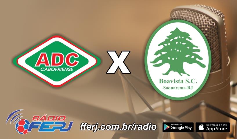 Rádio FERJ transmite Cabofriense x Boavista