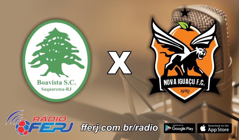 Rádio FERJ transmite Boavista x Nova Iguaçu