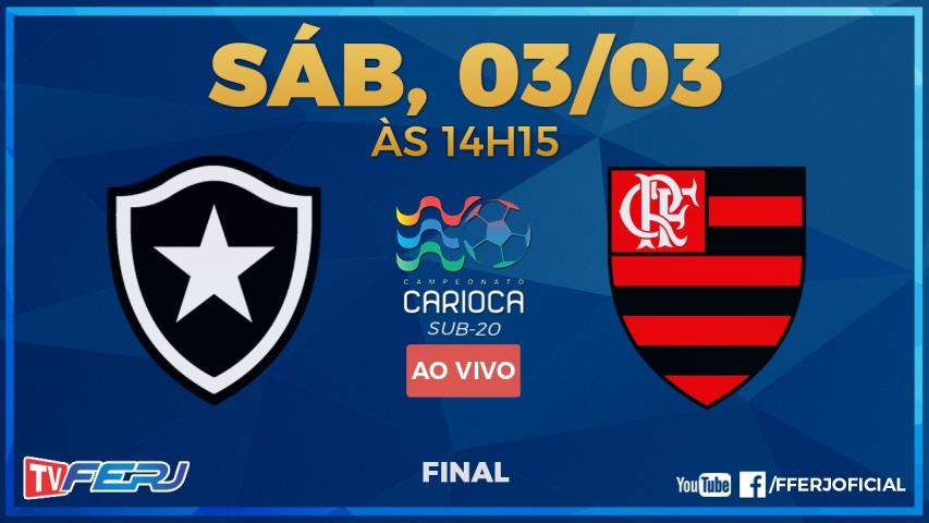 Sub-20: TV FERJ transmite a final da Taça Guanabara