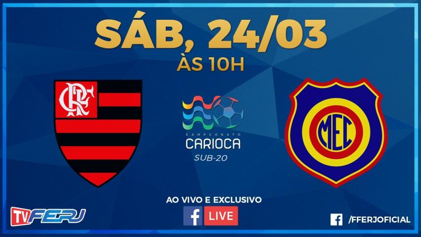 Taça Rio Sub-20: TV FERJ transmite Flamengo x Madureira