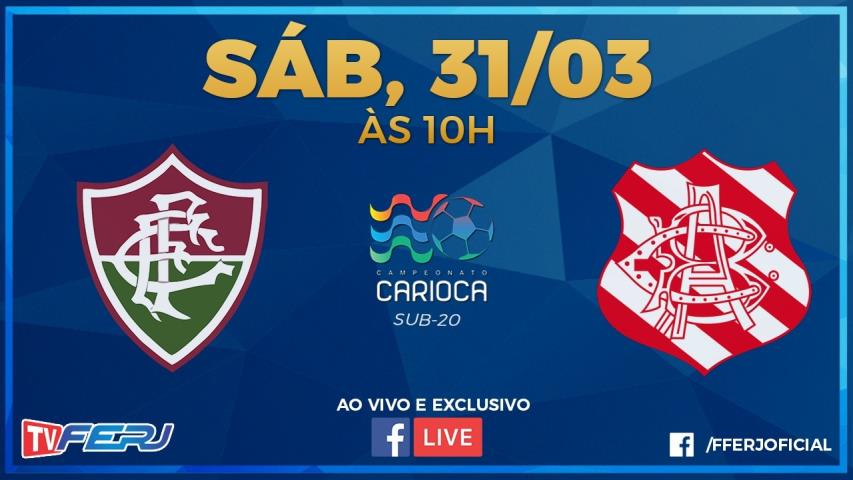 AO VIVO: Fluminense x Bangu, pelo Carioca Sub-20