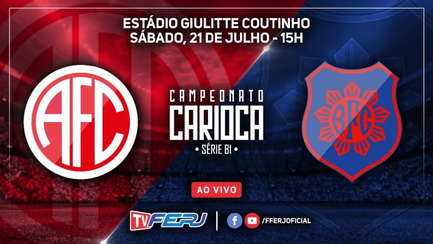 TV FERJ transmite jogo da 3ª rodada da Taça Corcovado