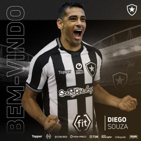 Botafogo confirma a contração de Diego Souza