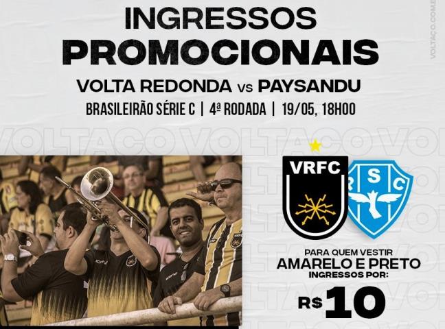 Voltaço mantém promoção de ingressos contra o Paysandu-PA