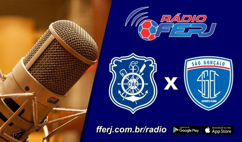 Rádio FERJ transmite jogo da 4ª rodada da Série B1