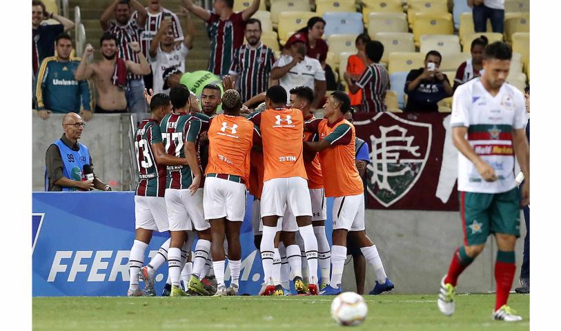 Fluminense bate a Lusa e segue 100% no Carioca