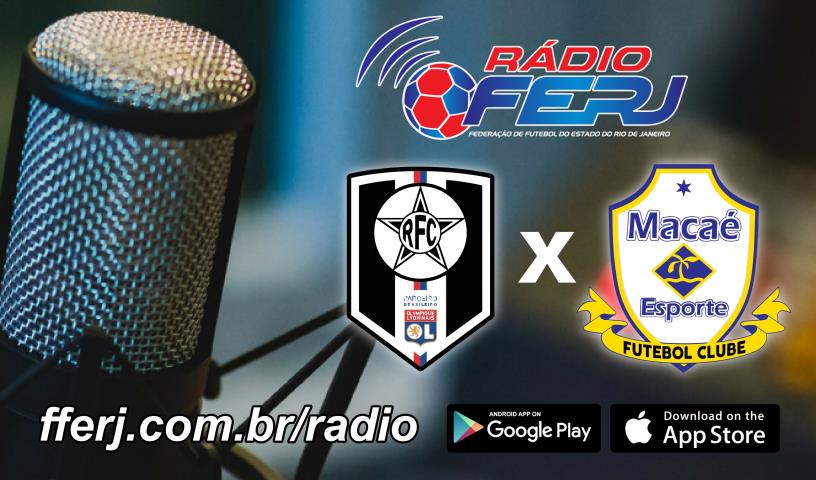 Rádio FERJ na terceira rodada da Taça Rio