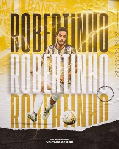 Voltaço anuncia a contratação do atacante Robertinho