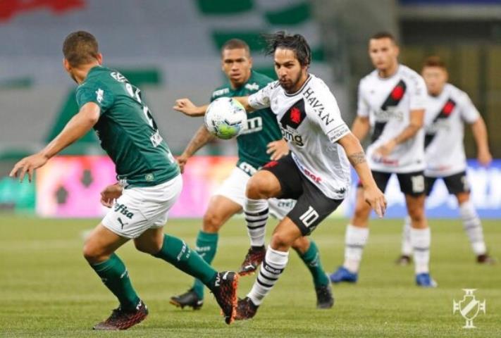 Vasco arranca empate com o Palmeiras em São Paulo