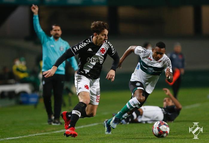 Vasco fica no empate com o Coritiba-PR