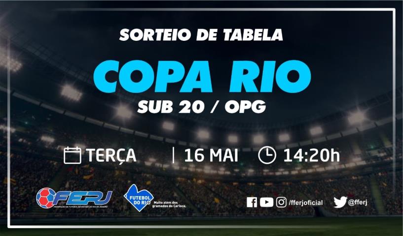 Sorteio da tabela da Copa Rio Sub-20/OPG