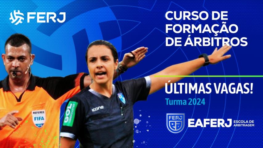 Curso de Árbitros - Turma 2024 - últimas vagas