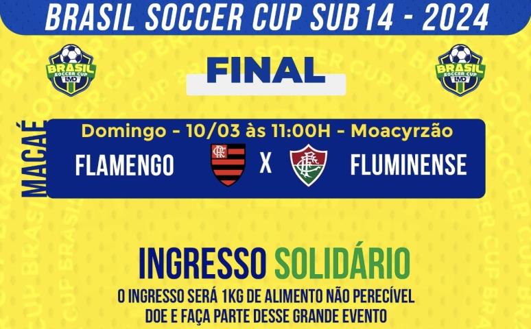 Clássico na final do Brasil Soccer Cup Sub-14