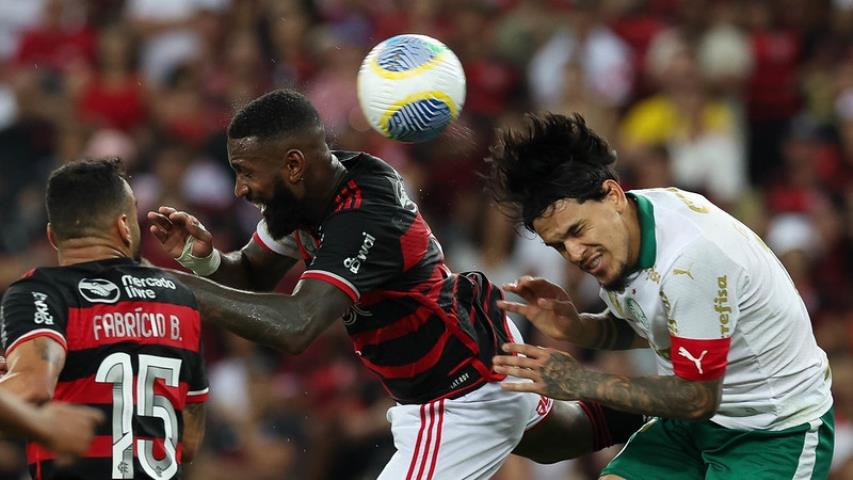 Tudo igual entre Fla e Palmeiras no Maracanã