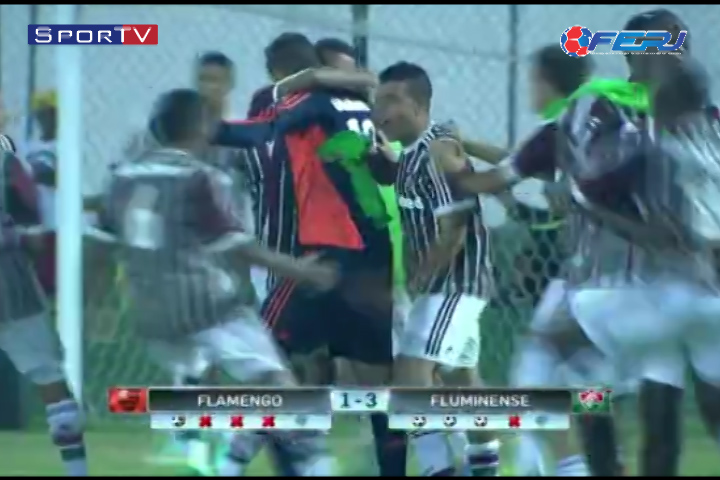 Copa Rio Sub-17 - 2014 - Fluminense 1 (3 X 1) 1 Flamengo -  Quartas de Final 