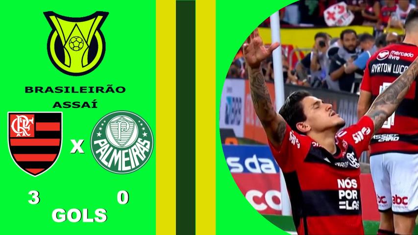 Flamengo 3x0 Palmeiras - 33ª Rodada - Brasileiro Serie a 2023