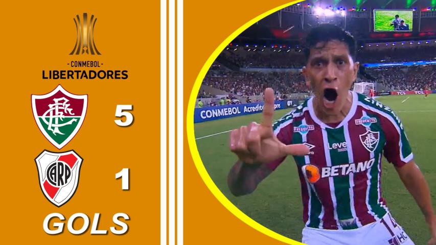 Fluminense 5x1 River Plate - Libertadores - Fase de Grupos - 3ª Rodada