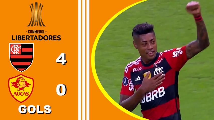 Flamengo 4x0 Aucas - Libertadores - Fase de Grupos - 6ª Rodada