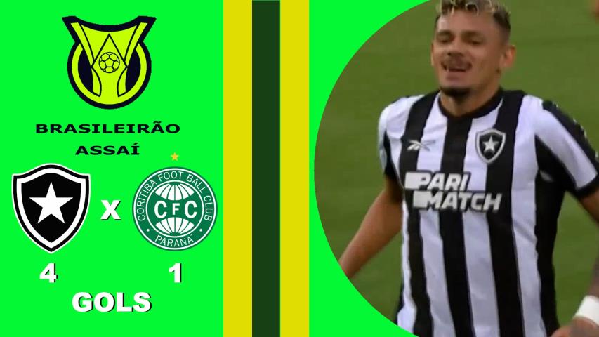 Botafogo 4x1 Coritiba - 17ª Rodada - Brasileiro Serie a 2023