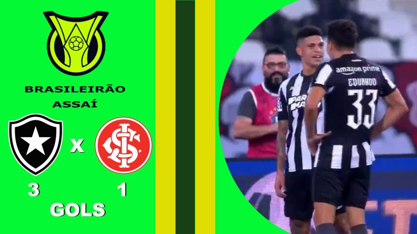 Botafogo  3x1 Internacional - 19ª Rodada - Brasileiro Serie a 2023