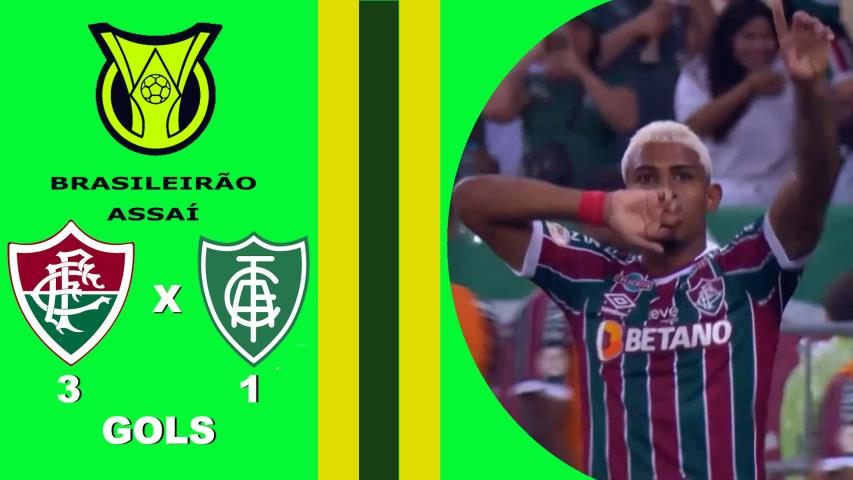 Fluminense 3x1 America Mg - 20ª Rodada - Brasileiro Serie a 2023